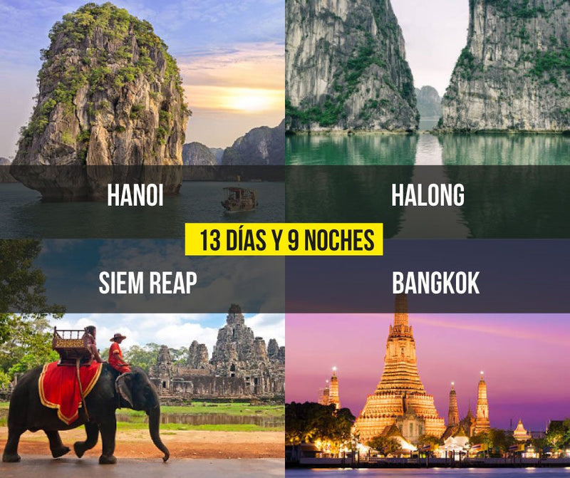 Vietnam Camboya y Tailandia