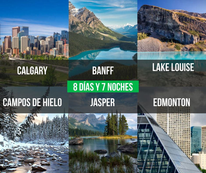 Calgary - Rocosas y Edmonton (Verano)
