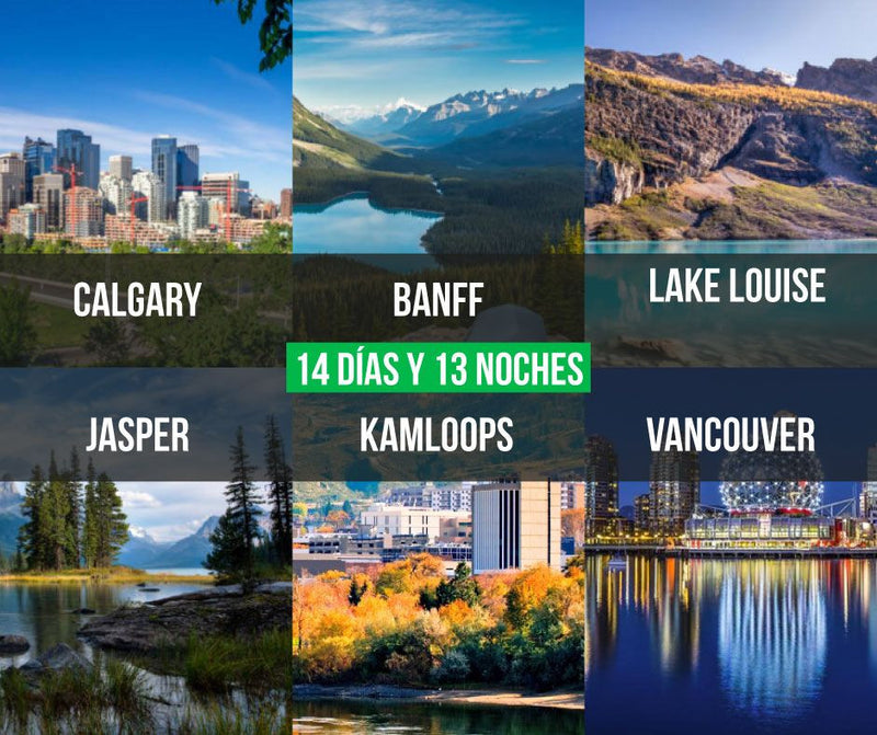 Rocosas Vancouver - Crucero en Alaska