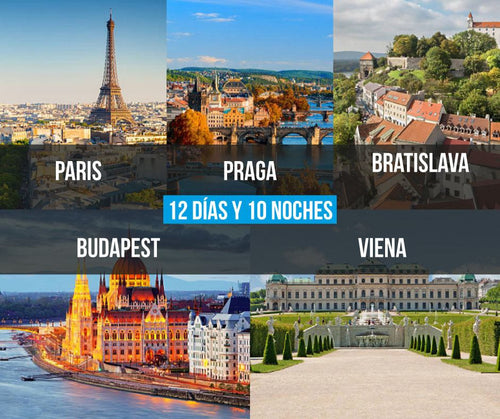 París con Praga, Budapest y Viena